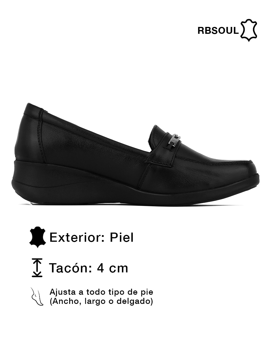 Mocasín Rbsoul de piel para mujer 4