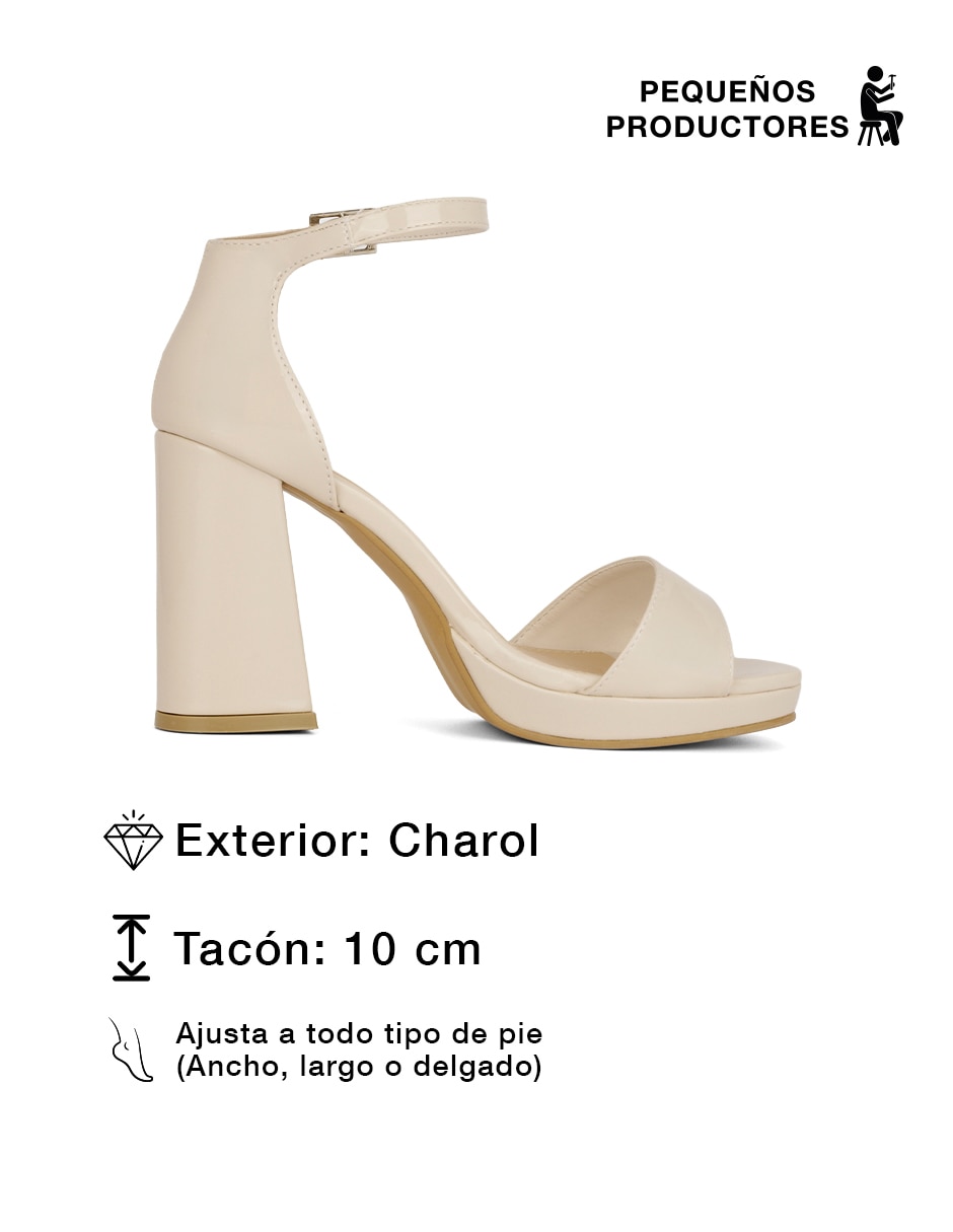 Sandalia Rbcollection para mujer
