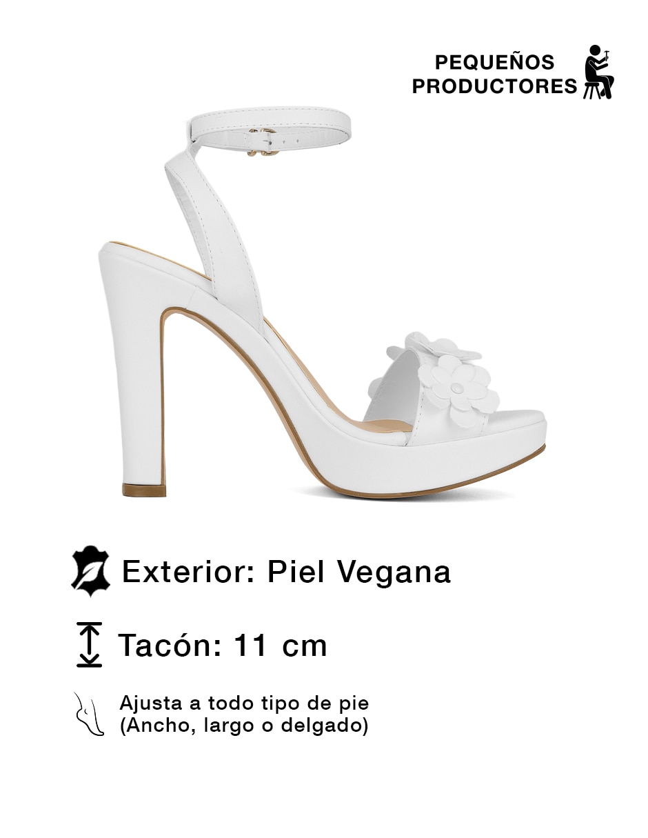 Sandalia Rbcollection para mujer