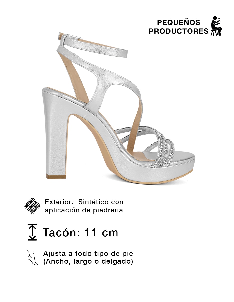 Sandalia Rbcollection para mujer