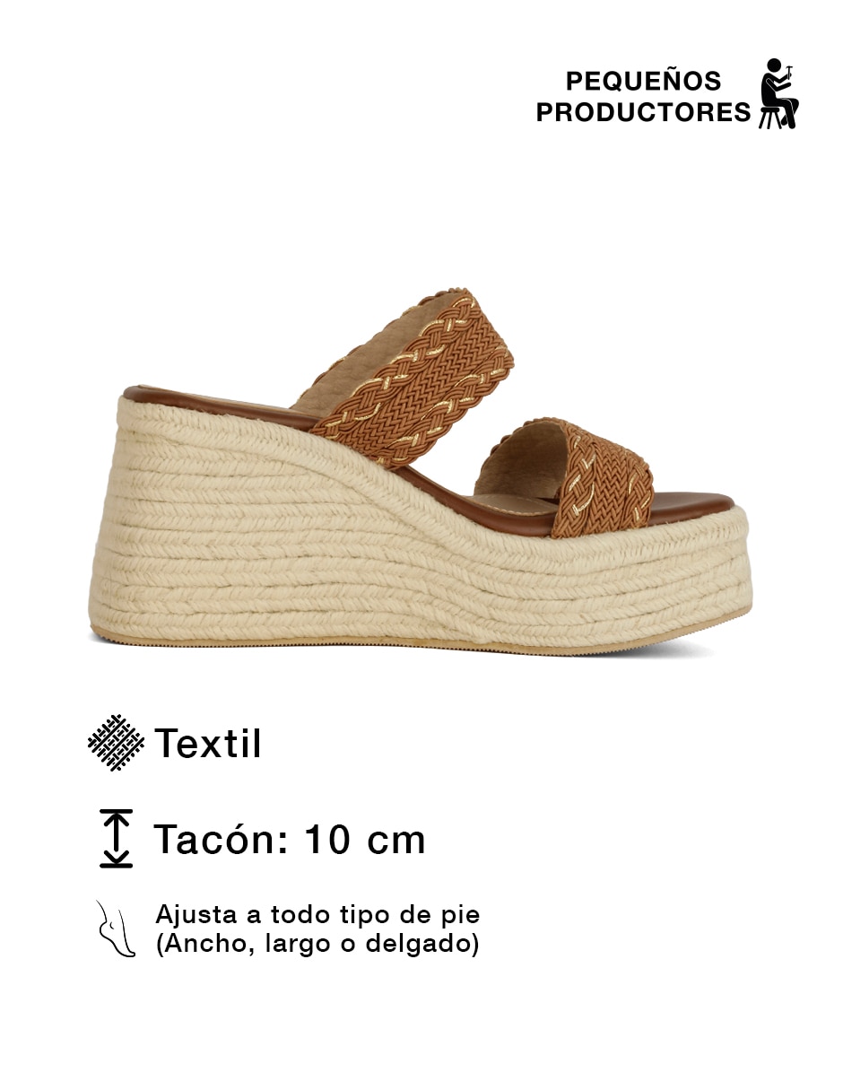 Sandalia Rbcollection para mujer