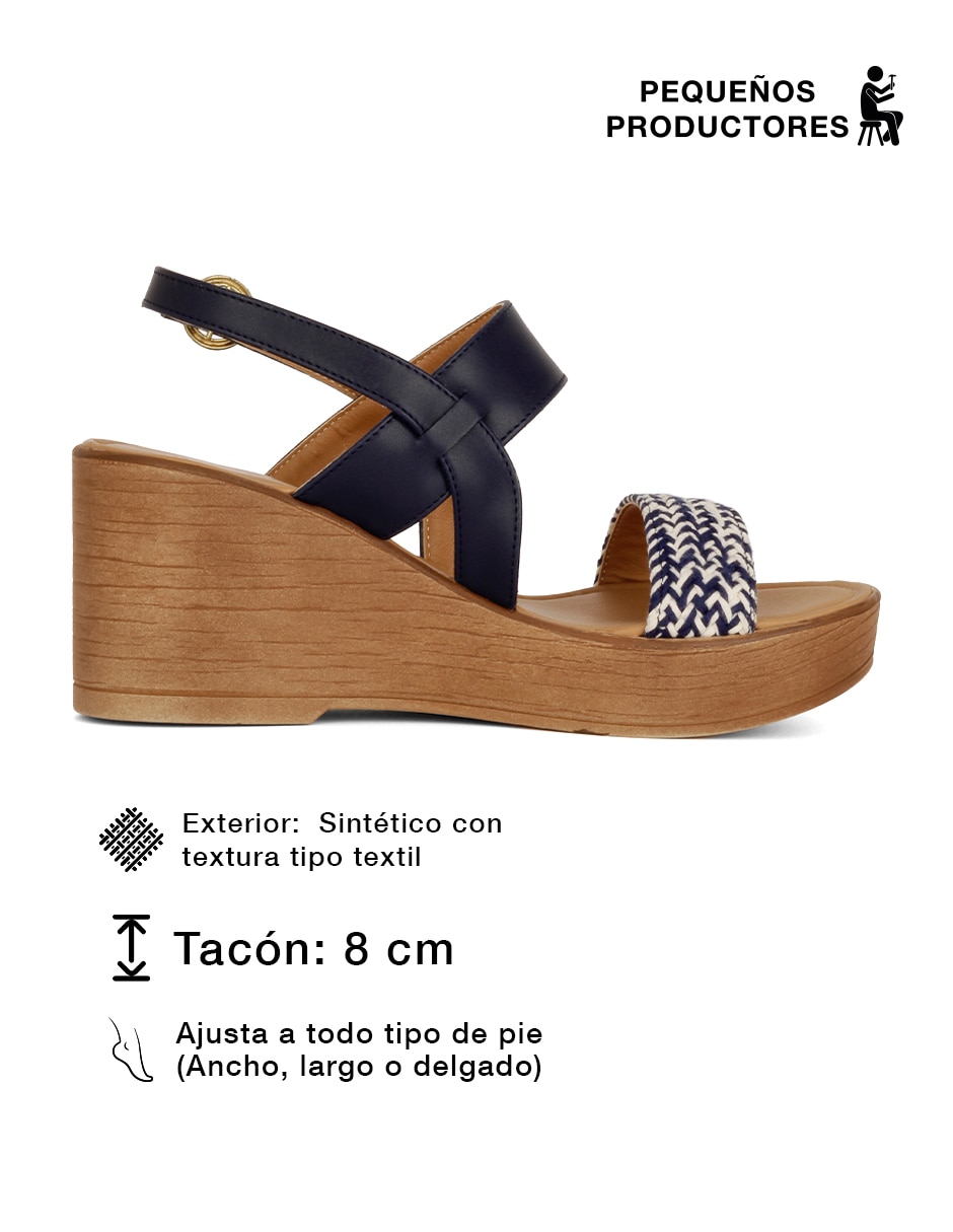Sandalia Rbcollection para mujer