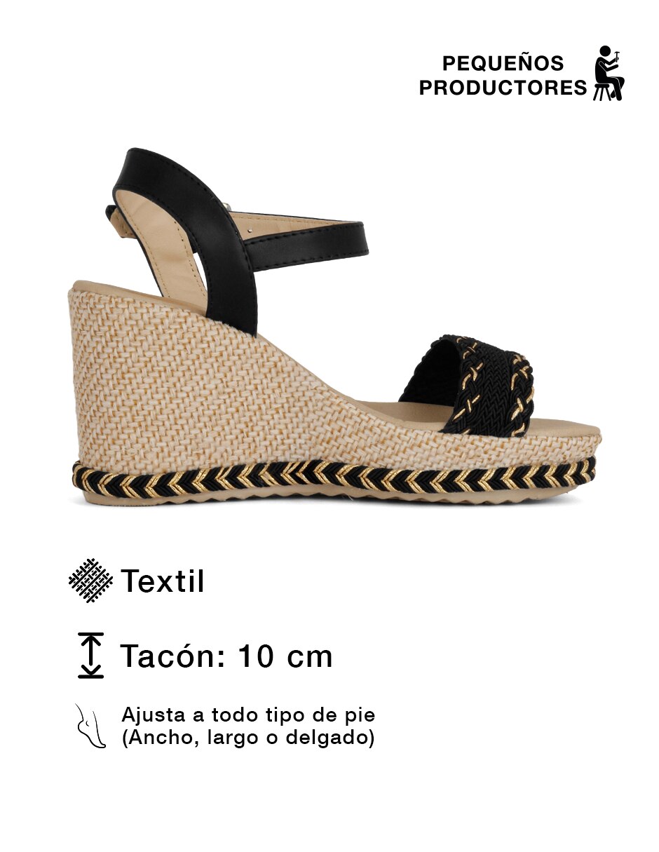 Sandalia Rbcollection para mujer