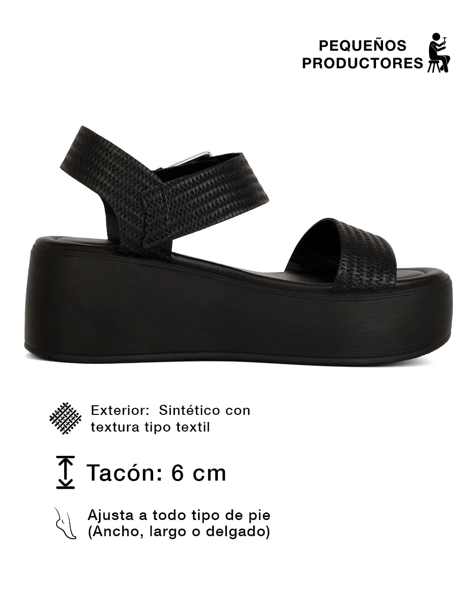 Sandalia Rbcollection para mujer