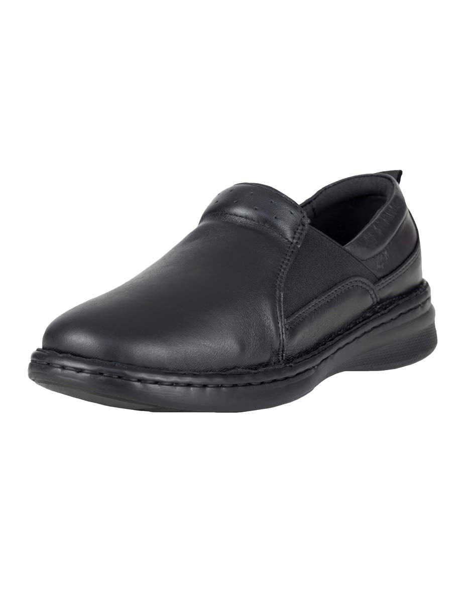 Mocasín lobo solo de piel para mujer