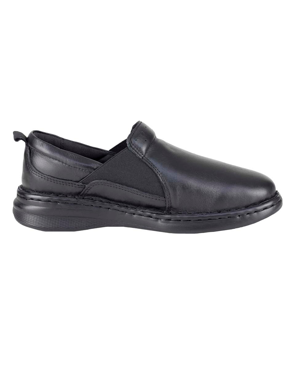 Mocasín lobo solo de piel para mujer