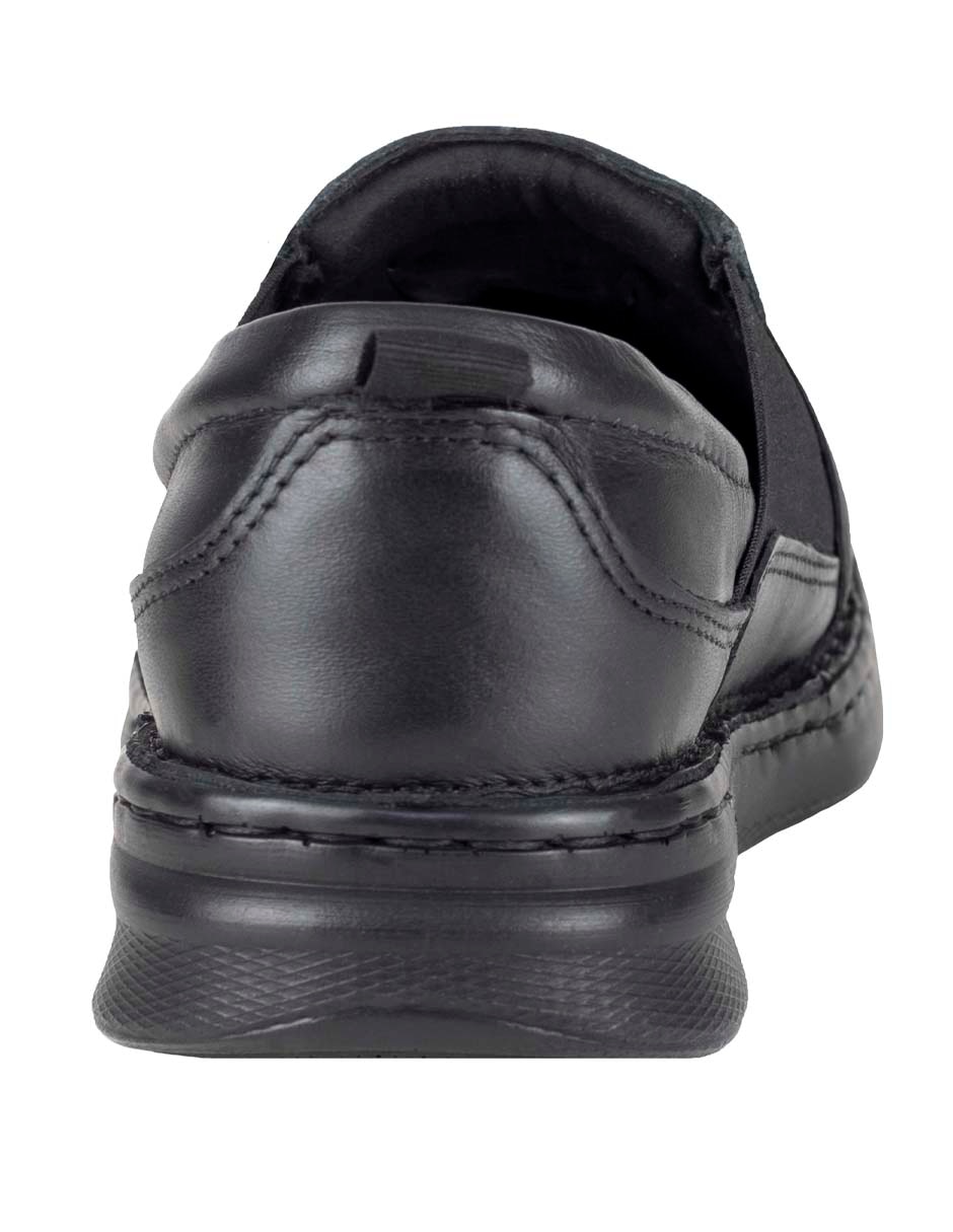 Mocasín lobo solo de piel para mujer