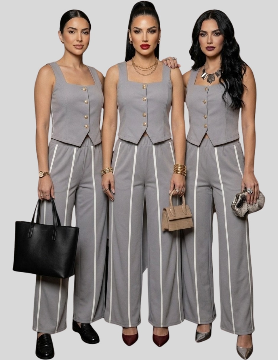 Conjunto casual malabis para mujer