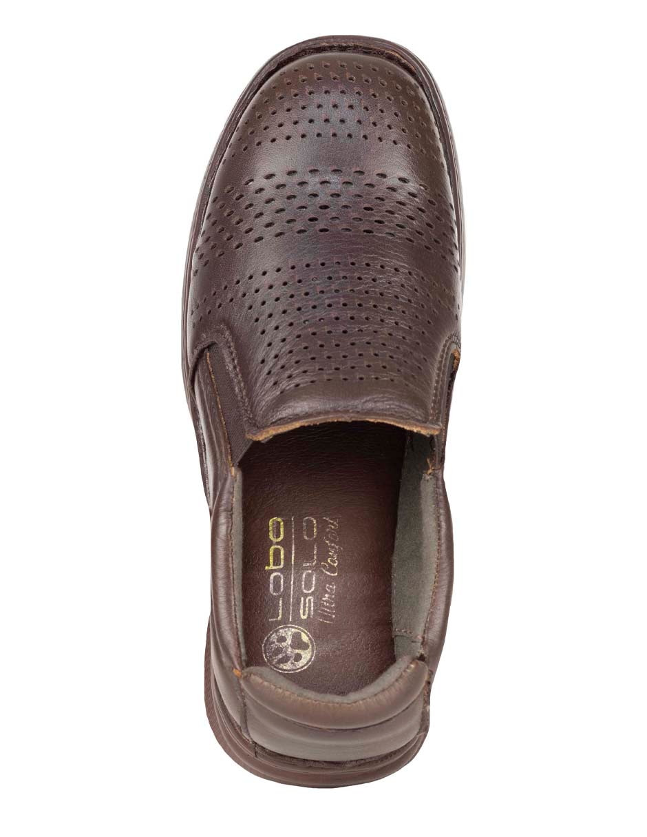 Zapato lobo solo de piel para mujer