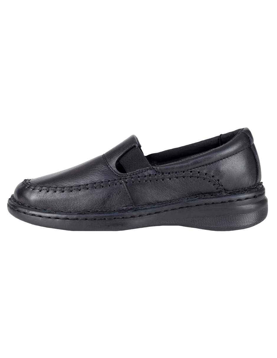 Mocasín de piel para mujer
