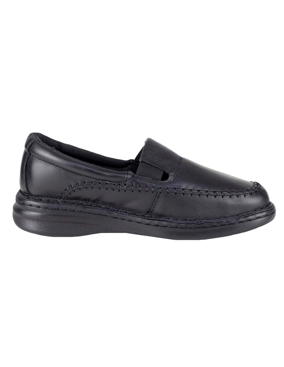 Mocasín lobo solo de piel para mujer