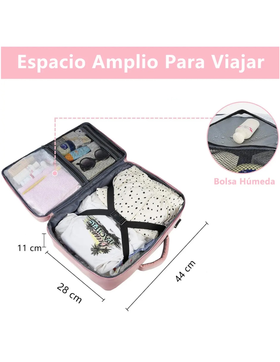 Mochila con portalaptop Genérica impermeable para mujer