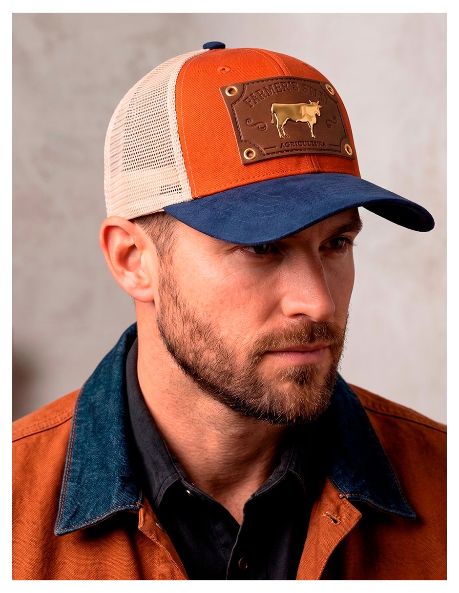 Gorra visera curva snapback knite para hombre