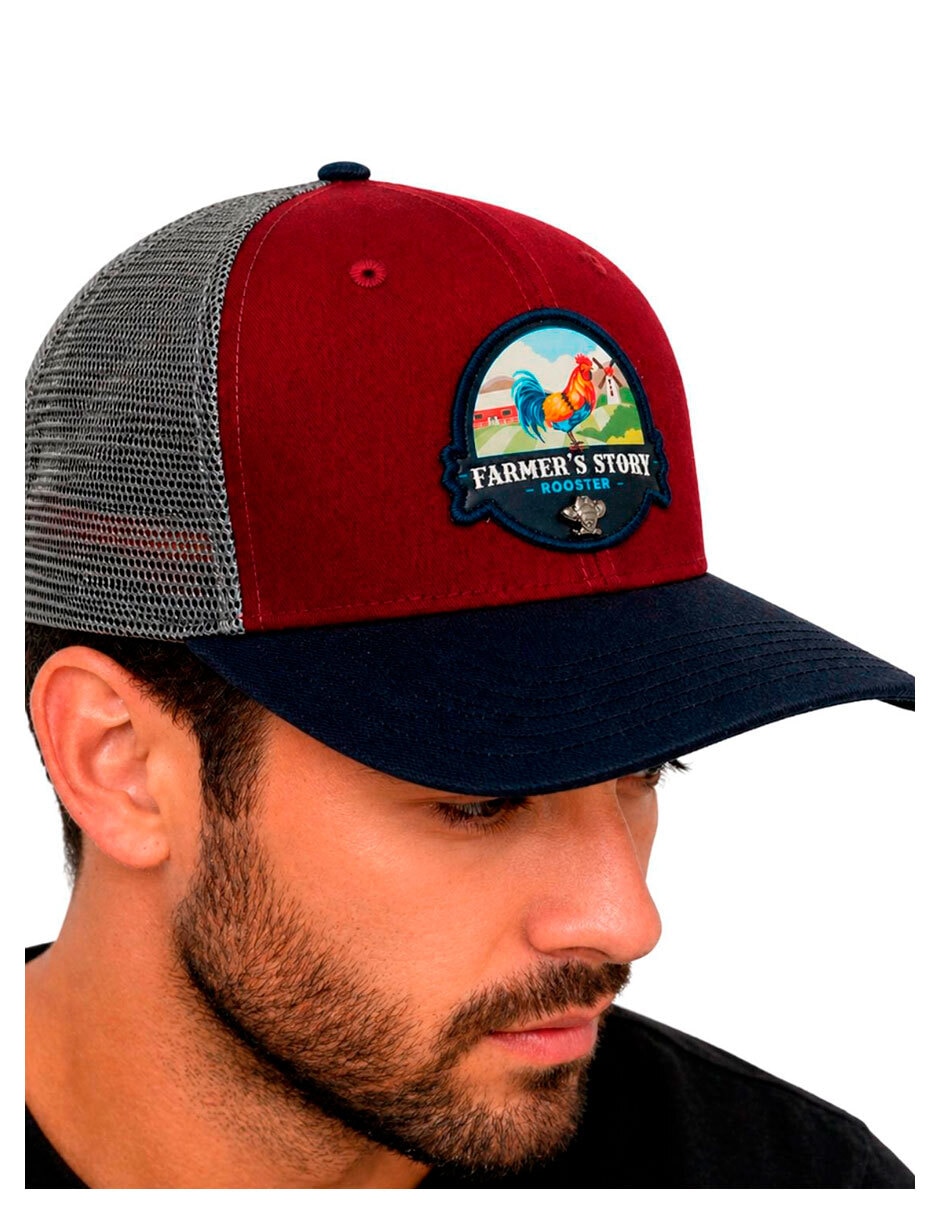 Gorra visera curva snapback knite para hombre