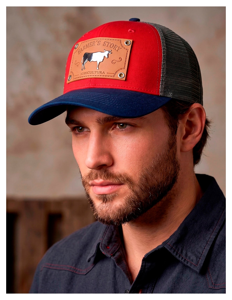 Gorra visera curva snapback knite para hombre