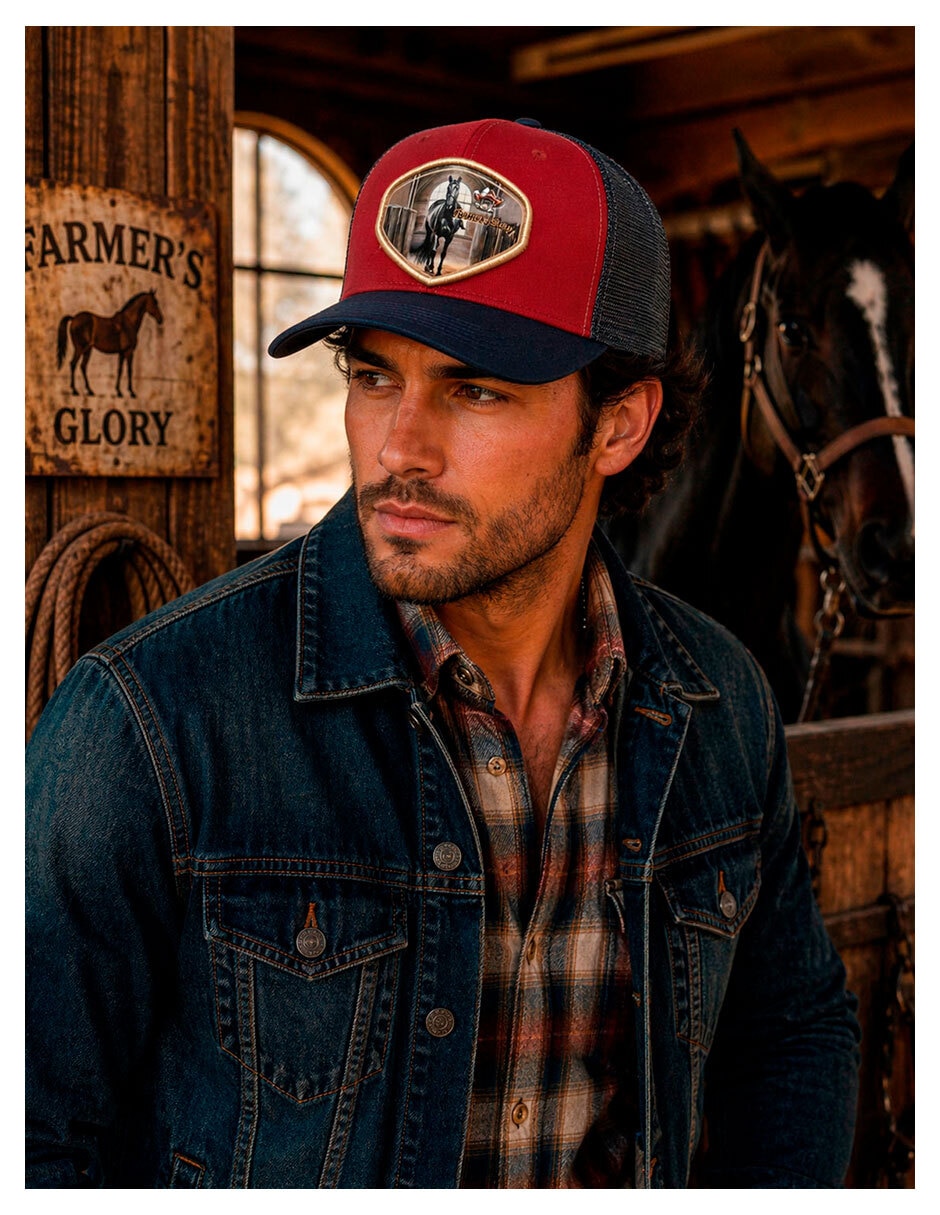 Gorra visera curva snapback casual para hombre 5