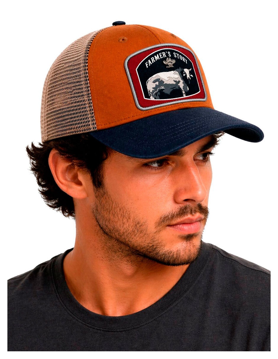 Gorra visera curva snapback knite para hombre