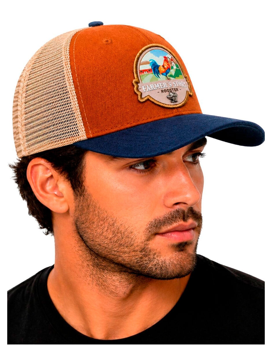 Gorra visera curva snapback knite para hombre