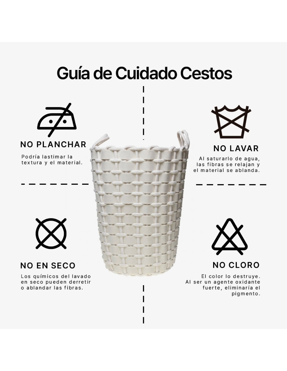 Cesto multiusos de algodón 2