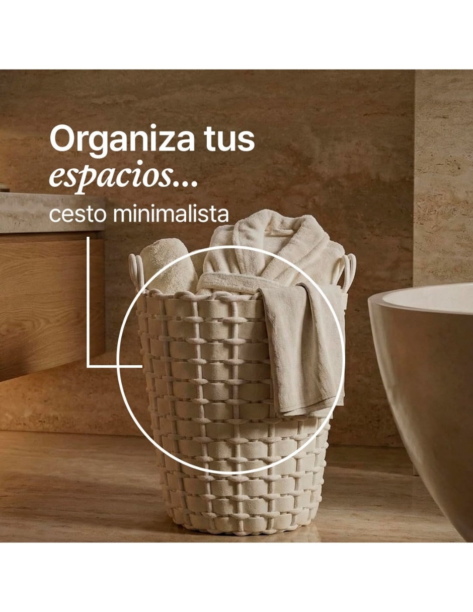 Cesto multiusos de algodón 4
