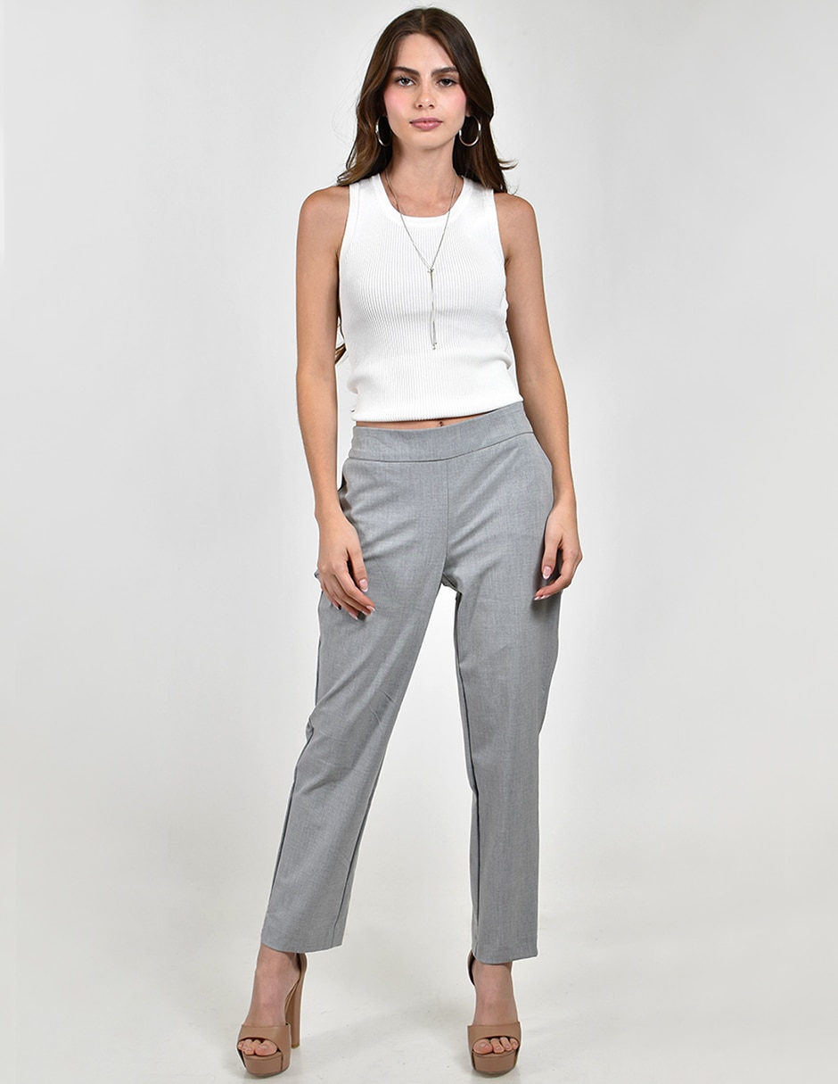 Pantalón regular recto para mujer 3