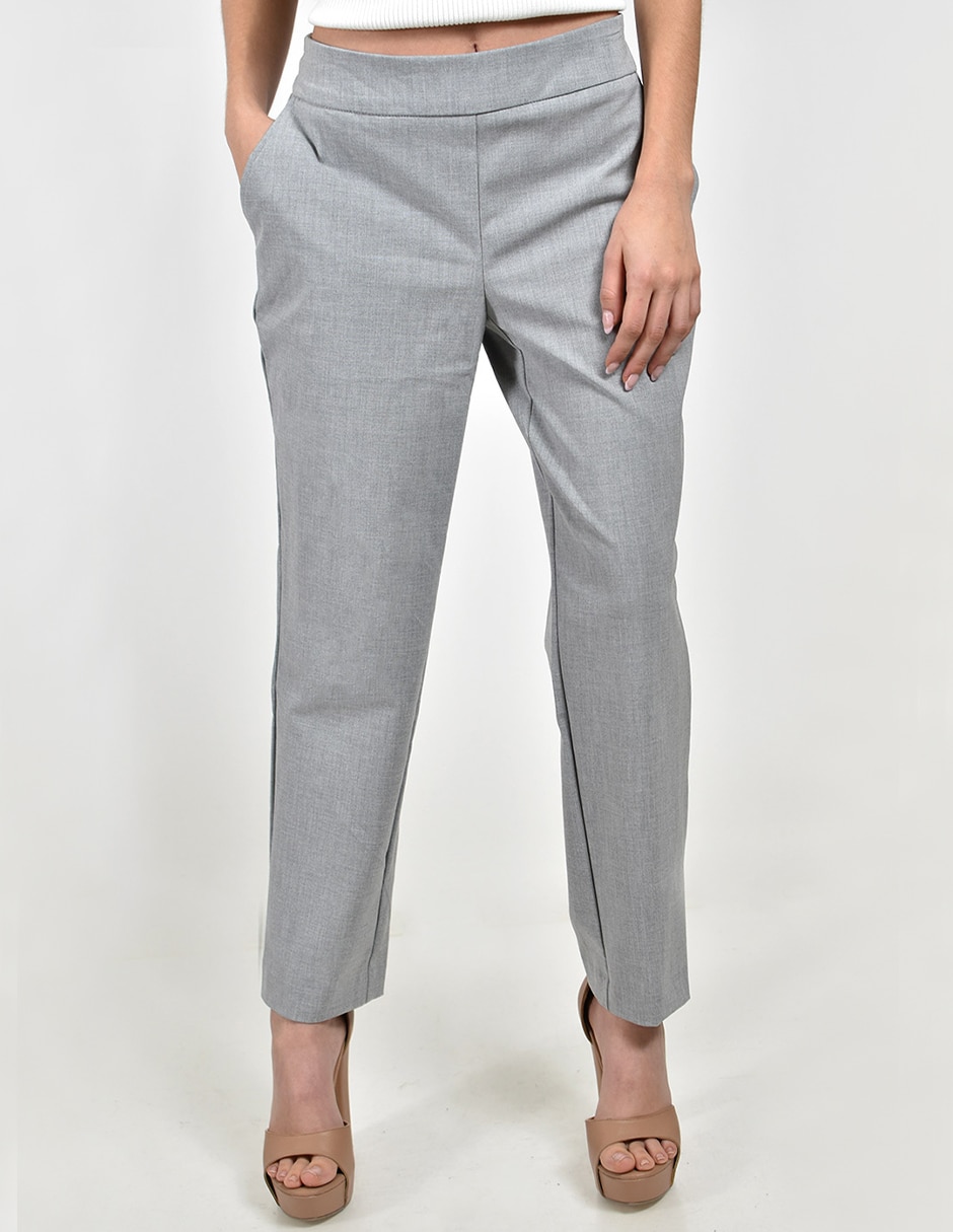 Pantalón regular recto para mujer