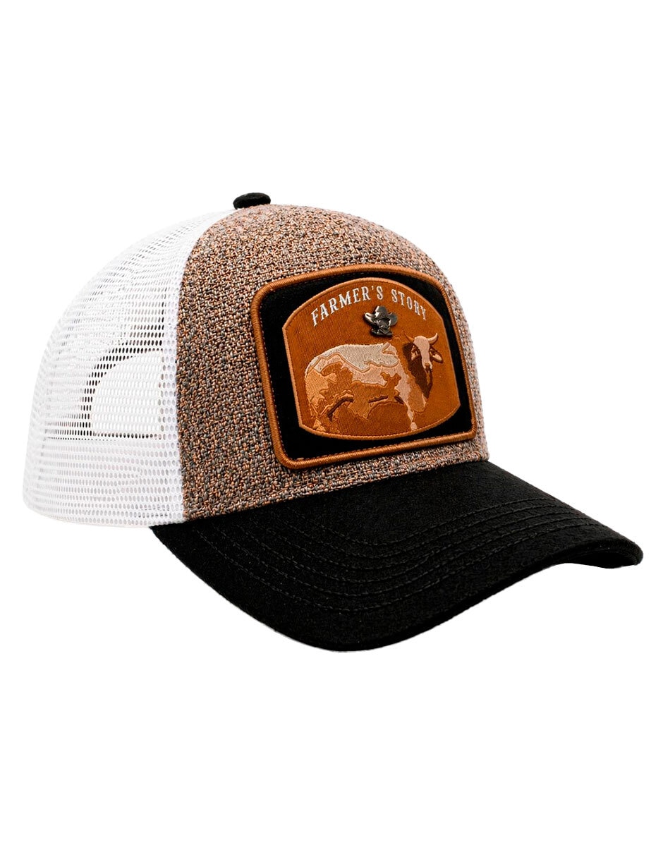 Gorra visera curva snapback knite para hombre