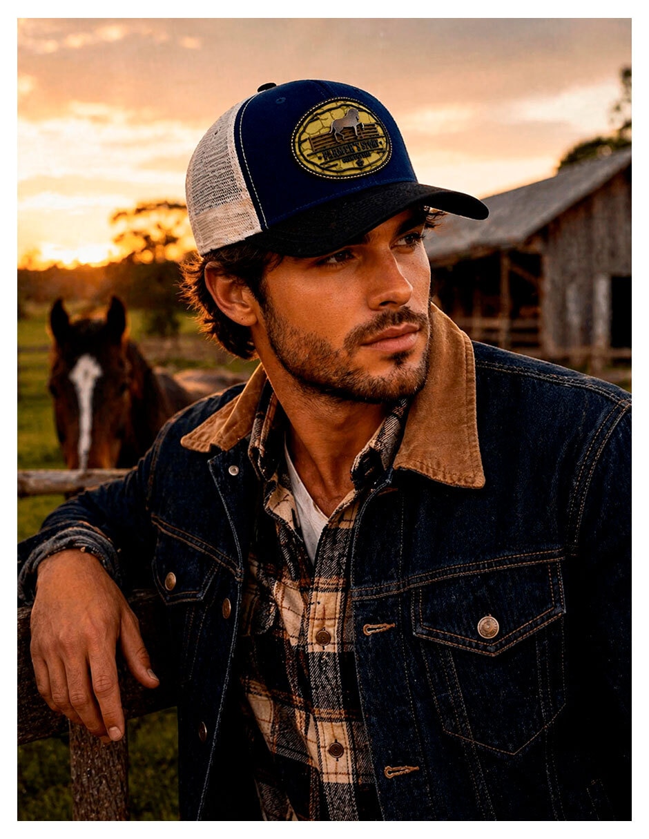 Gorra visera curva snapback para hombre 2