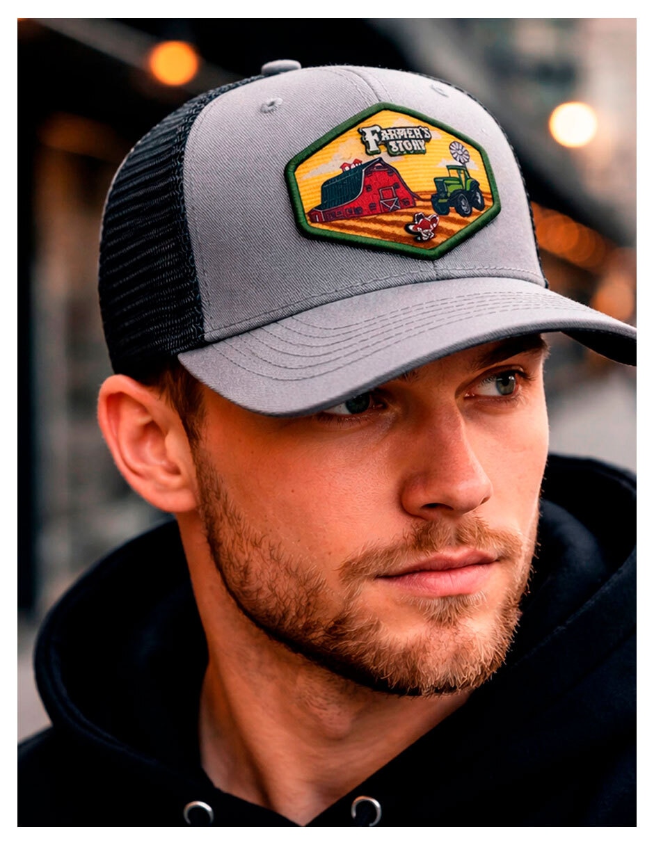 Gorra visera curva snapback knite para hombre