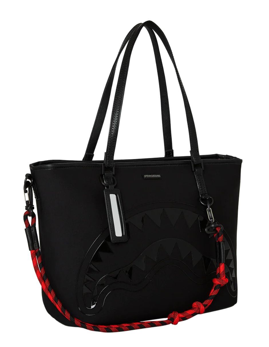Bolsa tote shark central de piel sintética unisex 3