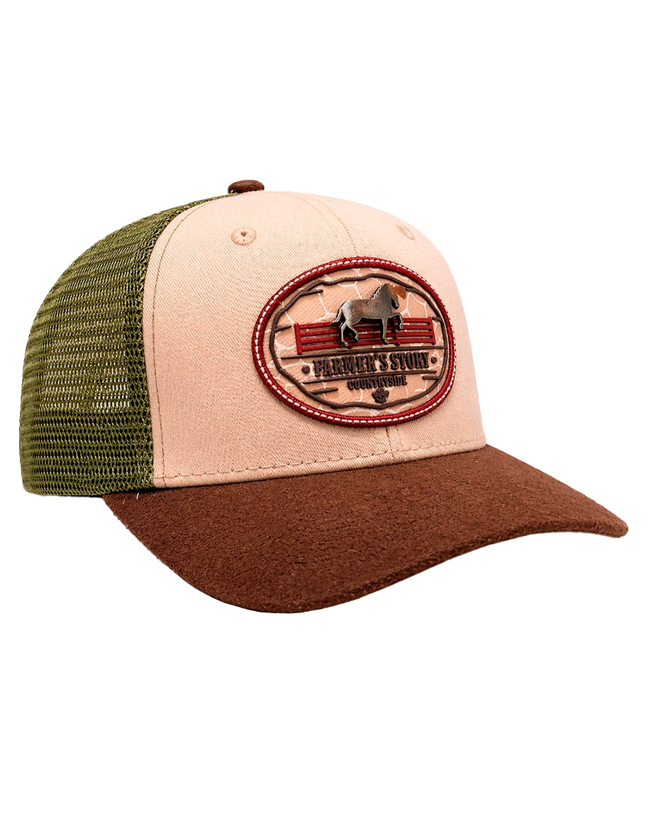 Gorra visera curva snapback para hombre