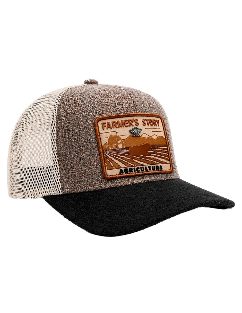 Gorra visera curva snapback knite para hombre