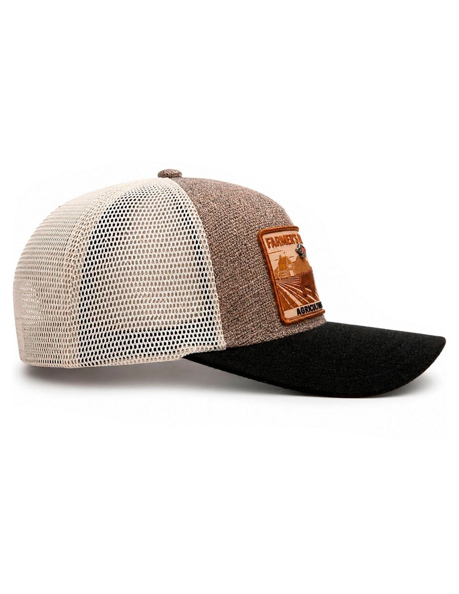 Gorra visera curva snapback knite para hombre