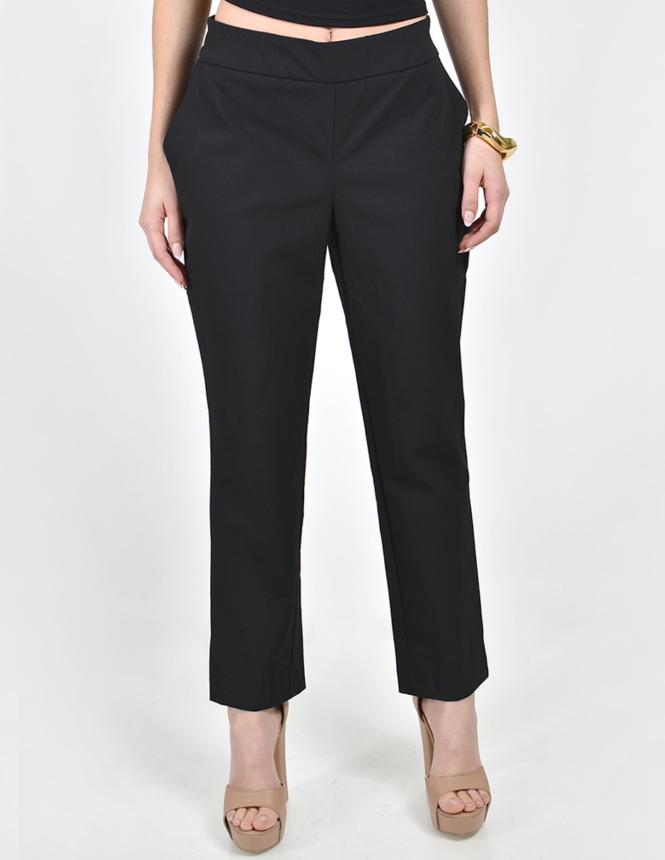 Pantalón regular recto para mujer