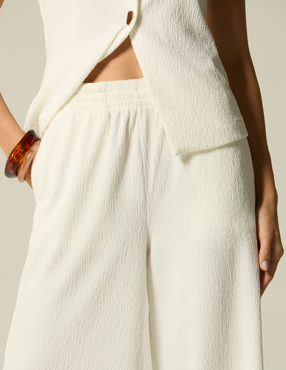 Pantalón easy pant palazzo para mujer 5