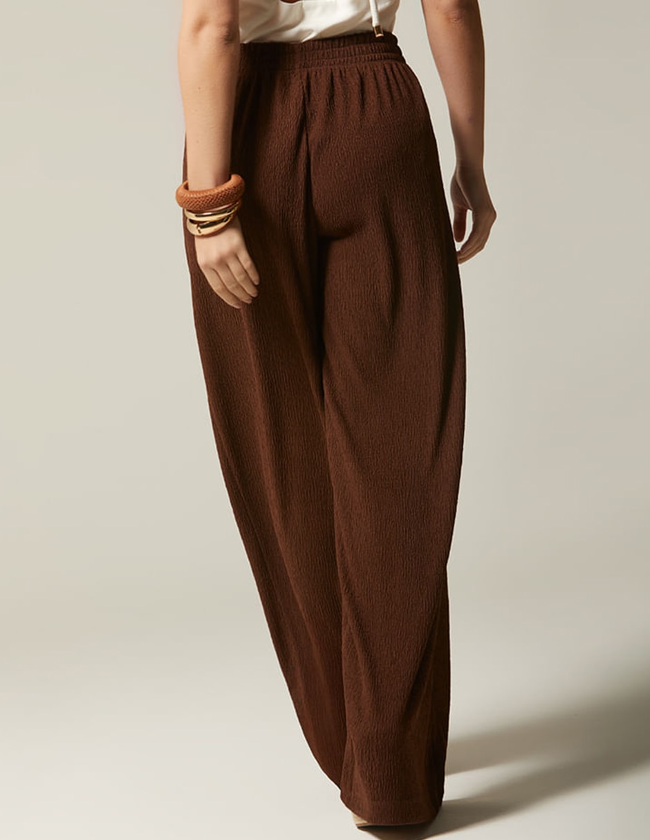 Pantalón easy pant studio f palazzo para mujer