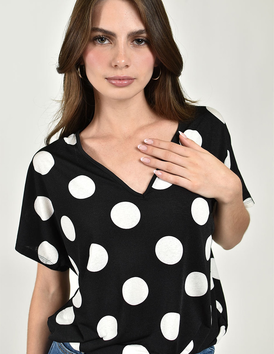 Blusa manga corta para mujer 3
