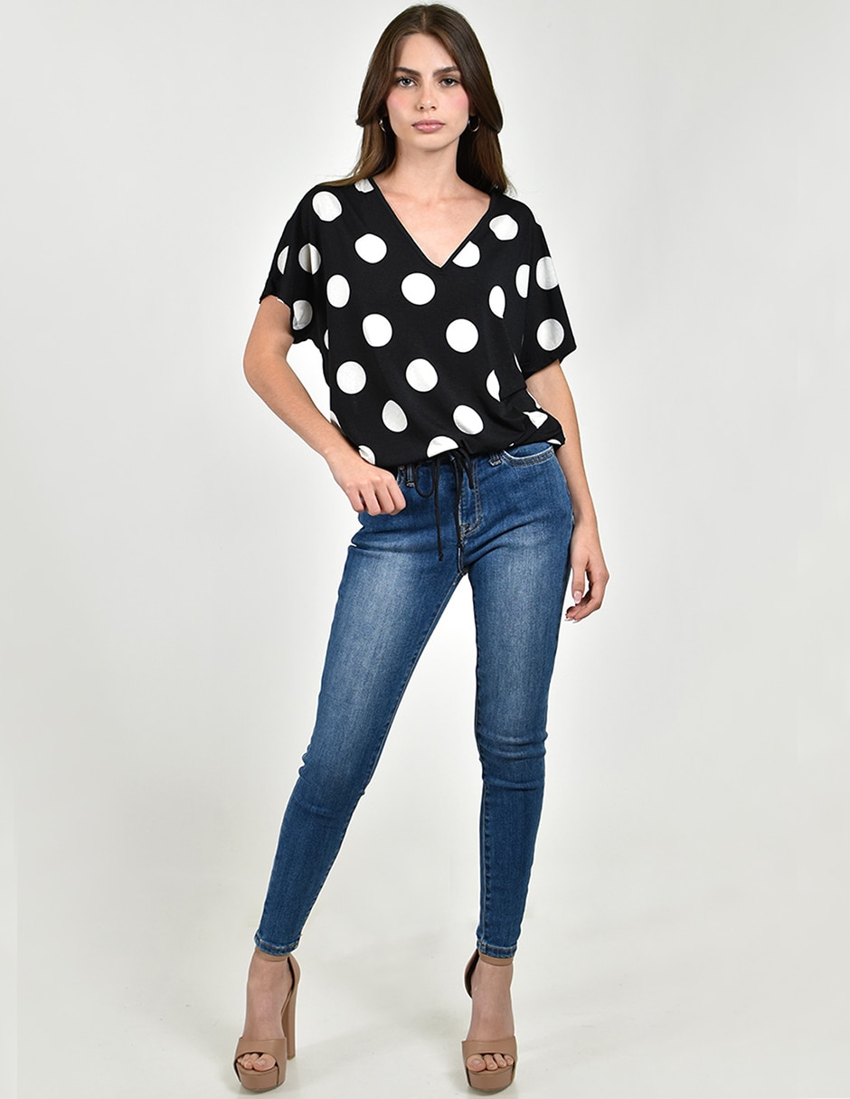 Blusa manga corta para mujer 4