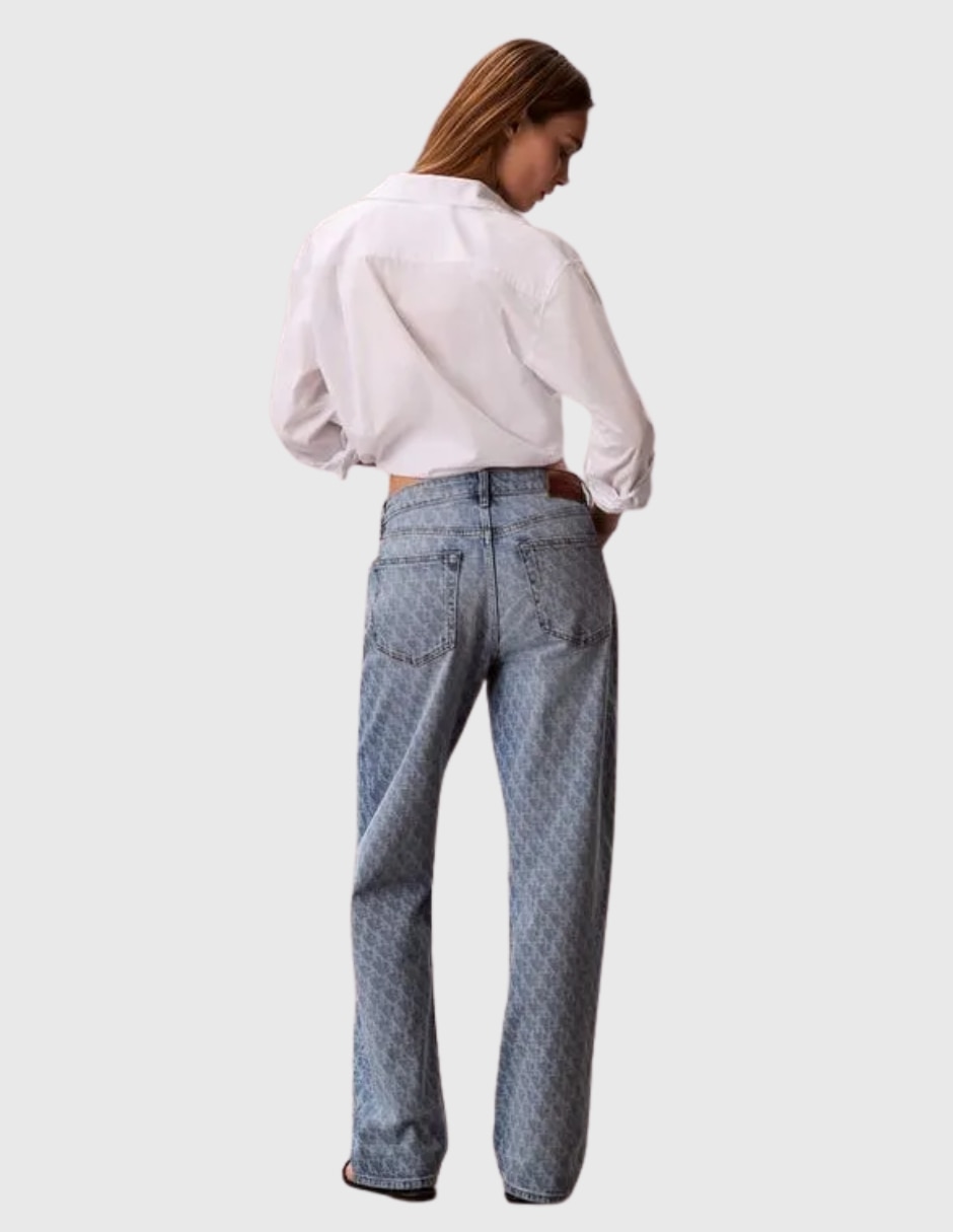 Jeans regular wide leg 47f470g corte cintura para mujer 3