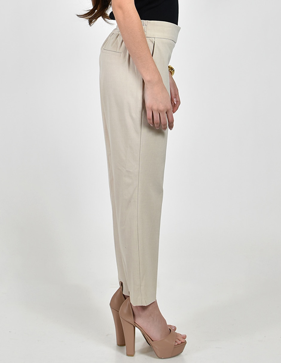 Pantalón regular recto para mujer 2