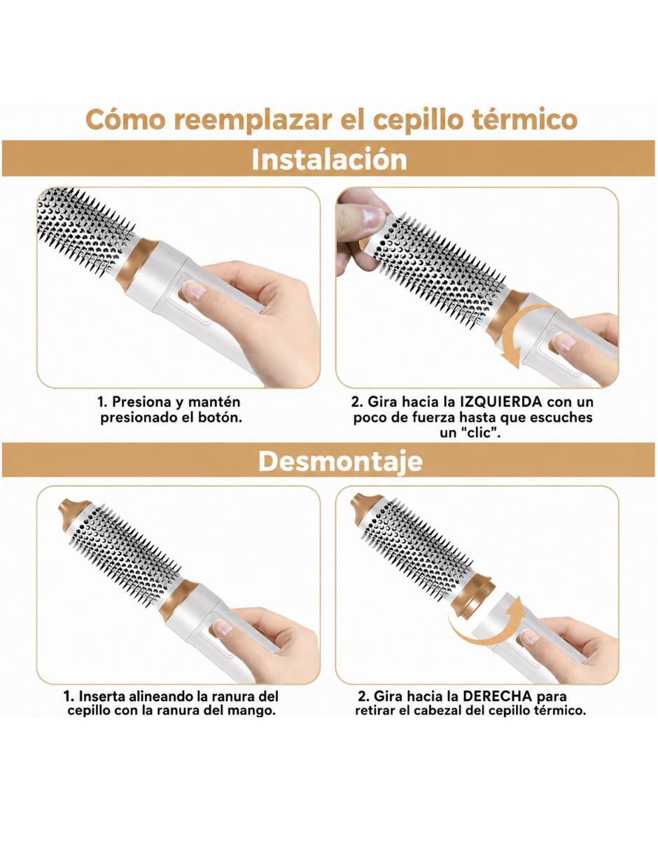Cepillo de aire iq tech aerostyle iq