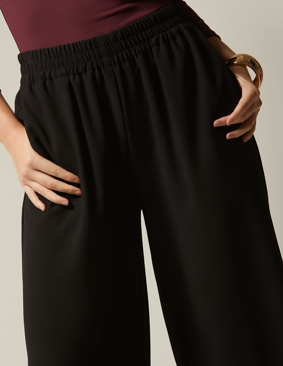 Pantalón easy pant studio f palazzo para mujer