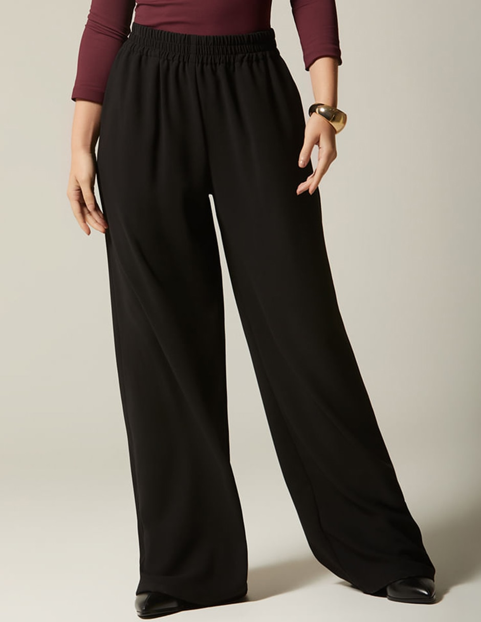Pantalón easy pant palazzo para mujer