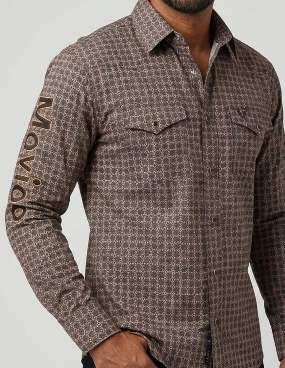 Camisa casual manga larga para hombre 3