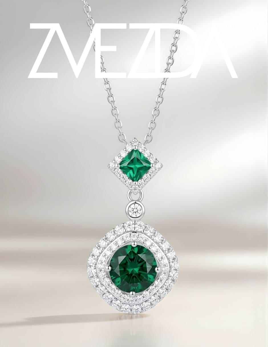 Collar diferentes diseños zvezda élan de plata