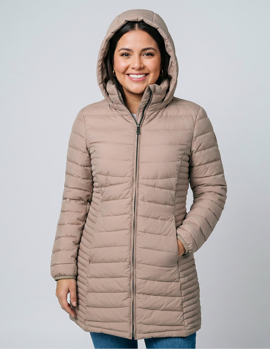 Chamarra casual greenlander y poliamida para mujer