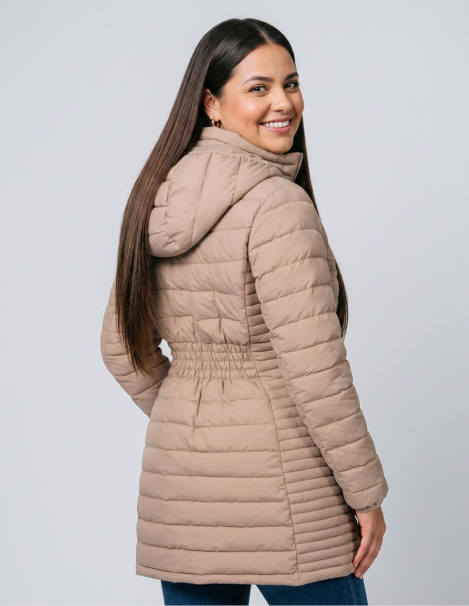 Chamarra casual greenlander y poliamida para mujer