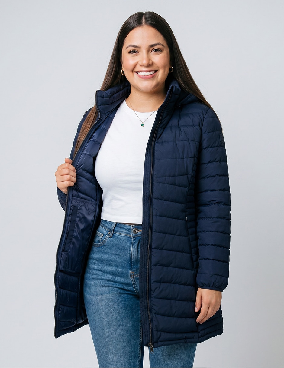 Chamarra casual y poliamida para mujer 4