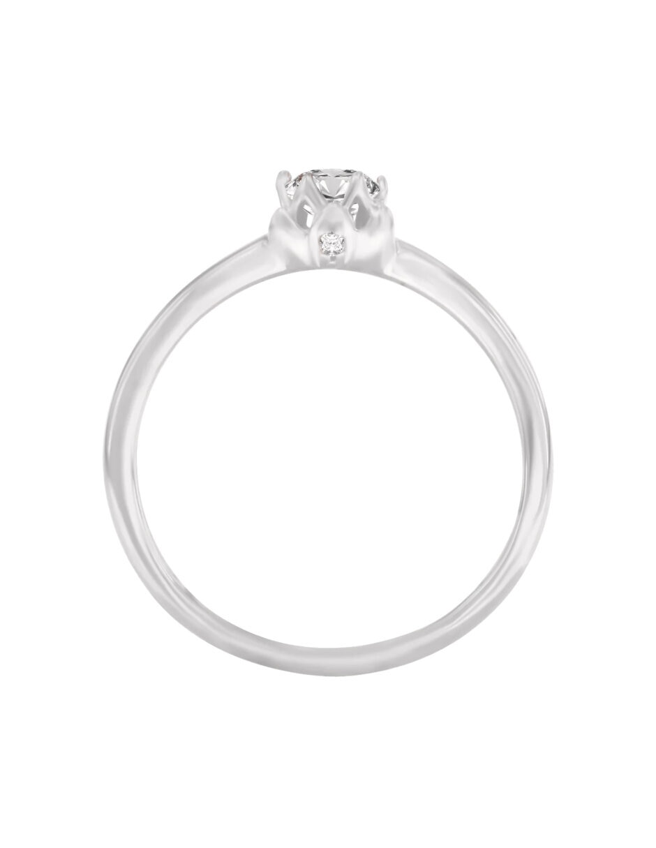 Anillo de compromiso de Oro 14 k KLAMORE Eximia Diamante