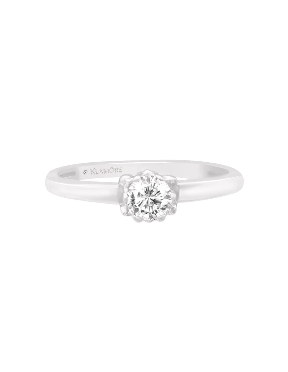 Anillo de compromiso de Oro 14 k Eximia Diamante Anillo de compromiso de Oro 14 k Eximia Diamante
